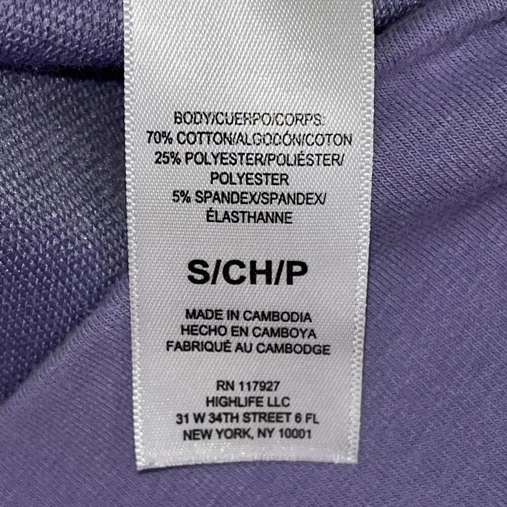 Gaiam Activewear Women’s Purple Hooded Sweatshirt Pockets Size Small - Picture 8 of 8